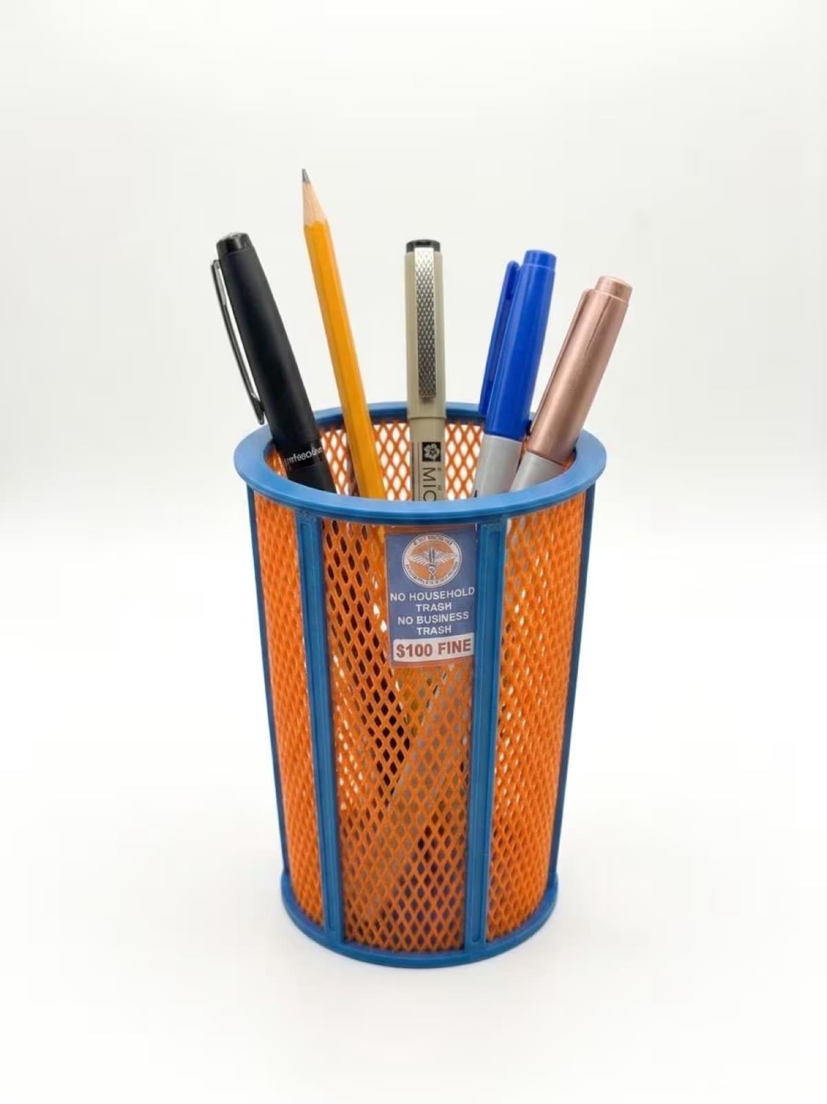 NYC Trash Can Pencil Holder